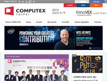 Tablet Screenshot of computextaipei.com.tw